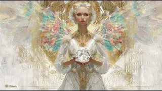 Golden-Rainbow / Herkimer Diamond Angelic Light Transmission: Activating the Crown and Base Chakras