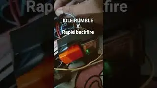 IDLE RUMBLE X RAPID BACKFIRE #philippines #motorshow I can make tutorial on how to do it. comment it