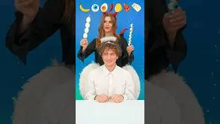 Angel vs. Devil! 😇😈 Funny Left or Right Challenge 👈👉