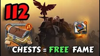 I opened 112 CHESTS with ONE MILLION Faction Points in Albion Online, I can't believe the FAME !!!