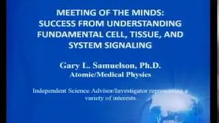 Dr  Gary Samuelson   2016 Autism One  Redox Signaling Molecules