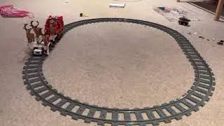 Lego Santa&rsquo;s Sleigh 40499 train mod
