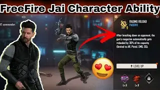 FreeFire Jai Character Ability Details | Jai Character Ability Test | Freefire Jai Character Ability