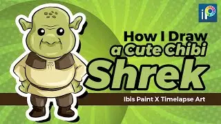 Cute Chibi Shrek Drawing | Timelapse Art #drawing #chibi