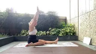 #76. 20 Min Postnatal Yoga // 90 Day Consistency Challenge