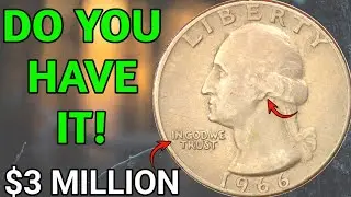 1966 No Mint Mark Quarter Value Explained | Some Are Worth Big Money!