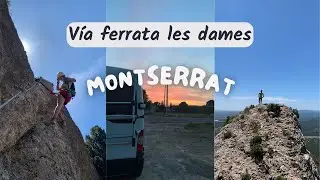 VLOG🫶🏽 | MONTSERRAT | Vía ferrata de les dames🧗‍♀🤘🤠