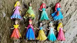 99 Minutes Disney Princess Collection ASMR Satisfying Unboxing Disney Dolls Relaxing