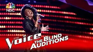 The Voice 2016 Blind Audition - Courtney Harrell- 'Let It Go'