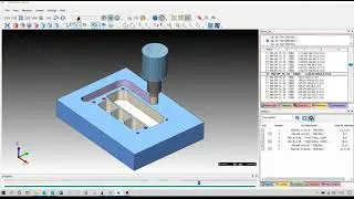 Dolphin PartMaster CAD/CAM  Multi Depth enclosure 4 Axis Simulation