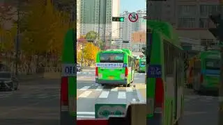 Bus ride in seoul with autumn view / Eunpyeong to Anguk Station #seoul #travel #southkorea #asmr 
