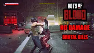 Acts Of Blood Game Brutal Kills No Damage Run. [ 4k ]
