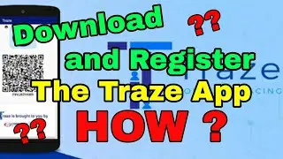 Traze Contact Tracing Registration / How to fill up / Traze apps / Ayashane tv