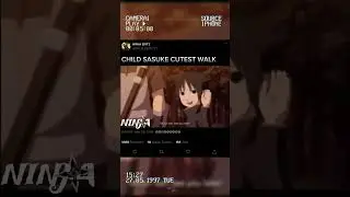 Cutest Walk of Kid Sasuke #sasuke #shisui #itachi #narutoshippuden #shortsvideo