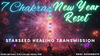 New Year Energetic Seven Chakra Reset Starseed Healing Transmission Reiki Infused Lightcodes Hertz 💥