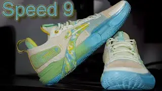 Li-Ning Speed 9 - Lateral Containment, Squeak Test, On Feet
