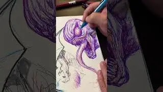 Art technique called color vibration is when a warm stroke of color is beside a cool stroke of color