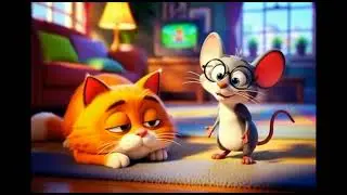 Little garfield | funny story | cartoon | kids video 2025 |children's world 😺 🐀