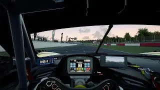ACC Donington Park Ferrari 296 GT3 (Dry) Track Guide (Hotlap + Telemetry)