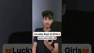 Lucky Boys Or Girls😘 choose your name first letter🥰 according to your birthday month #trending