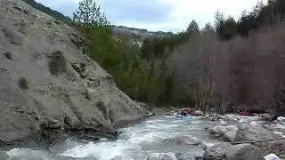 Kayaking @ Upper Sarantaporos. Another small rapid