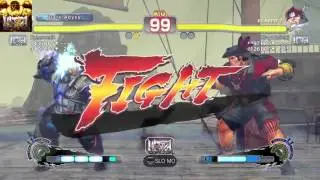 ULTRA STREET FIGHTER IV Oni vs T-Hawk