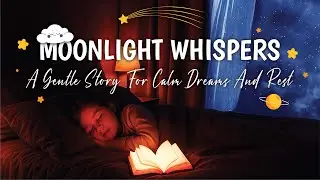 🌌 Moonlight Whispers 😴 A Gentle Story for Calm Dreams and Rest
