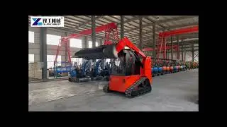 Unbelievable Agility! Witness the Powerful Maneuverability of a Crawler Skid Steer Loader in Action