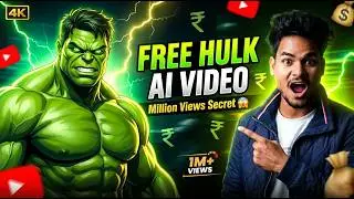 FREE Hulk AI Video Kaise Banaye? 🤯Is Trick Se Aa Rahe Hai Million Views