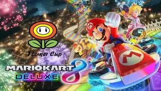 Mario Kart 8 deluxe - Flower Cup 100 cc -  2 Players Grand Prix 2