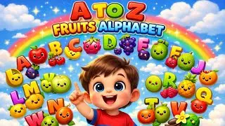 Learn A to Z Alphabet with Fruits 🍎🍊 | Preschool Kids Video