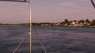Departing Lake Worth Inlet Palm Beach