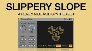 Slippery Slope - A Really Nice Acid Synthesizer (Ableton Live / Max For Live / Push 303)