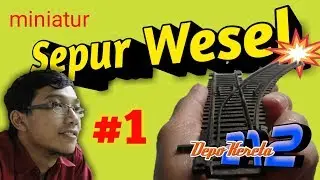 Sepur wesel kereta api railking, part.1