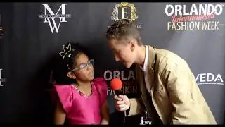 Teen Reporter Nickolas Wolf interviews Iyonnah Johnson - Orlando Fashion Week