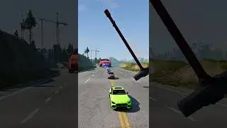 Colorful Small to Giant Cars vs Hammer - BeamNG.drive #shorts