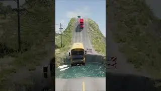 Cars vs Big Water Pit #35 - BeamNG.Drive - BeamNG.Drive