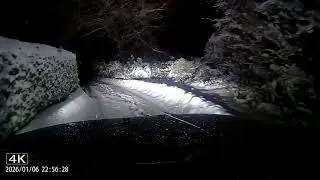 Hyundai Tucson 4WD NX4 MY25 driving in the snow on the hill