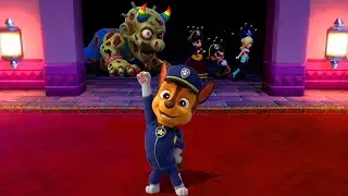 Super Mario Party All Tricky Minigames With Chase from PAW Patrol (Master Difficulty)