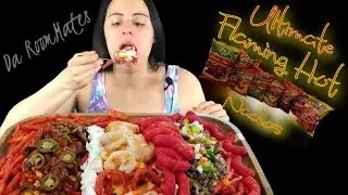 ULTIMATE FLAMIN HOT NACHOS | COLLAB WITH MK BITES | MUKBANG EATING SHOW