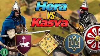 Armenians vs Slavs  | 1v1 Arabia | vs Kasva | AoE2