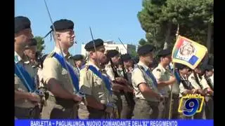 Barletta | Paglialunga, nuovo comandante dell' 82 reggimento