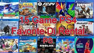 15 игр PS4 Favorite Di Rental PS