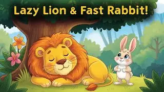 Leo the Lazy Lion & Ricky the Super-Fast Rabbit | A Fun Jungle Adventure for Kids!