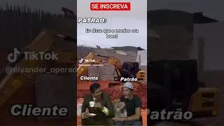 QUANDO O OPERADOR &Eacute; BOM NO QUE FAZ VEJAM #m&aacute;quinaspesadas #escavadeira