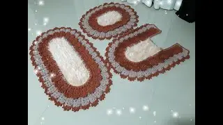 Jogo de banheiro camadas ( pé de vaso + tampo )