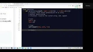 Leetcode 47. Permutations II. Backtracking. Python