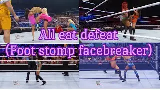 Gail kim all eat defeat (foot stomp facebreaker) {angel stxr}