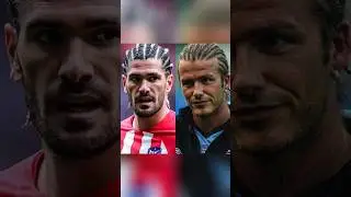david beckham vs Rodrigo De Paul😲haircut style #trending #football #shorts