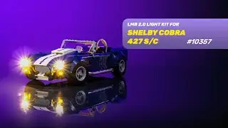 LIGHT MY BRICKS - Shelby Cobra 427 S/C 10357